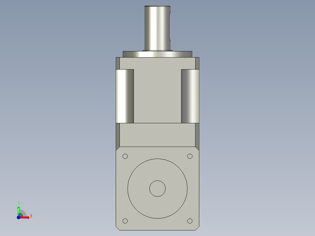 NPFR42-100-K-P2-伺服电机用-2-2前视图