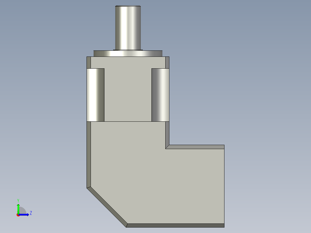 NPFR42-100-K-P2-伺服电机用-2-2左视图
