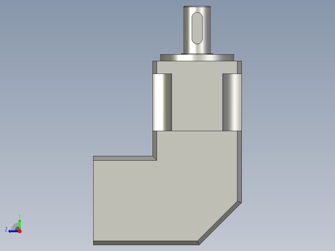 NPFR42-100-K-P2-伺服电机用-2-2右视图