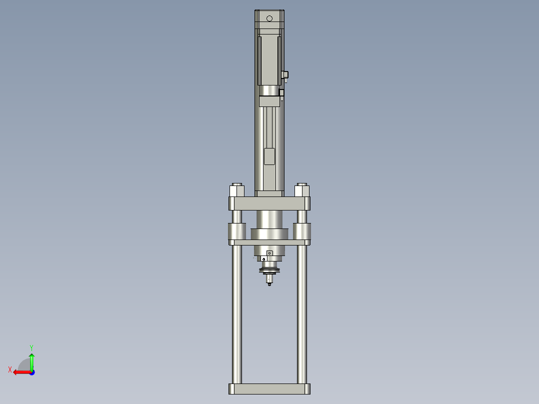 伺服压机构2后视图