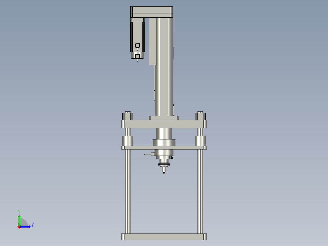 伺服压机构2左视图