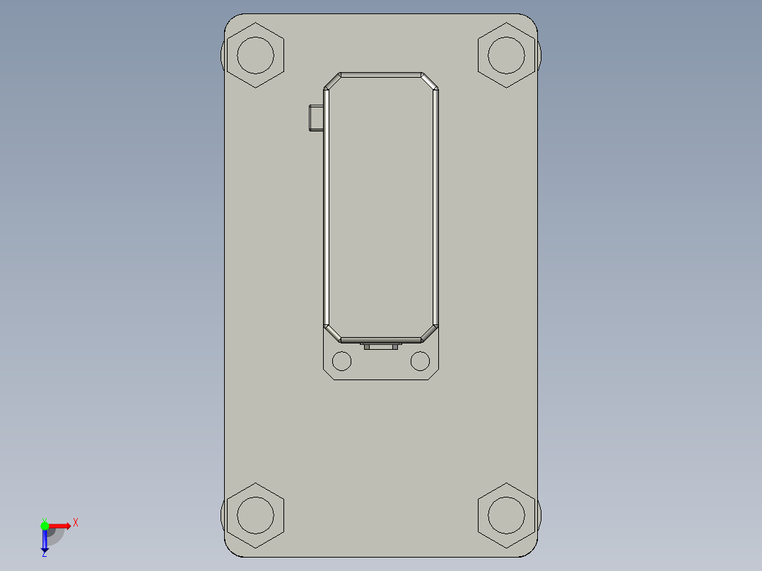 伺服压机构2俯视图