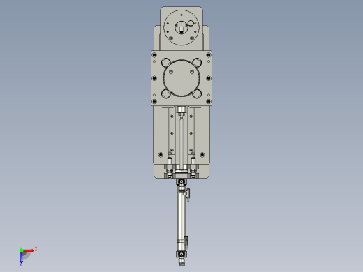 RS-滚胶机纸板分料机构组合图俯视缩略图