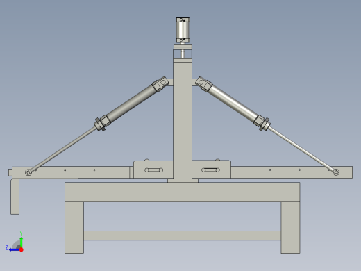 隧道压板折弯装置右视缩略图