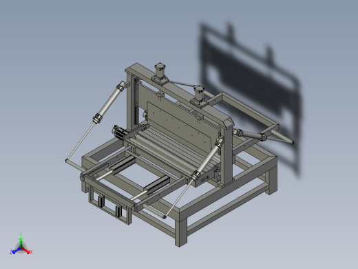隧道压板折弯装置正等轴测缩略图