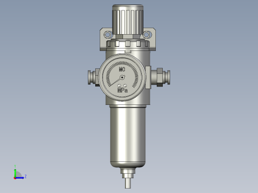 三坐标激光点焊机产线设计-油水分离器AFR2000-ZG747B-V1左视缩略图
