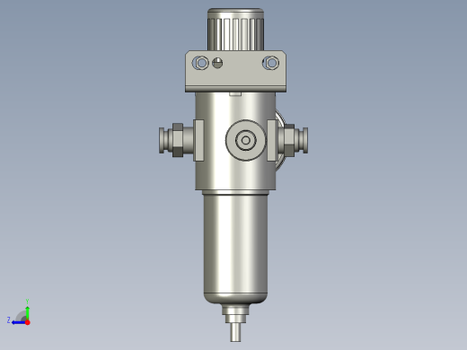 三坐标激光点焊机产线设计-油水分离器AFR2000-ZG747B-V1右视缩略图