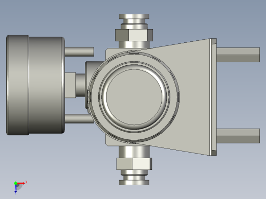 三坐标激光点焊机产线设计-油水分离器AFR2000-ZG747B-V1俯视缩略图