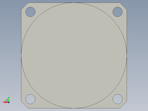 PF60(一级)精密行星减速机PF60-L1-5_PF60-10壹级箱体后视缩略图