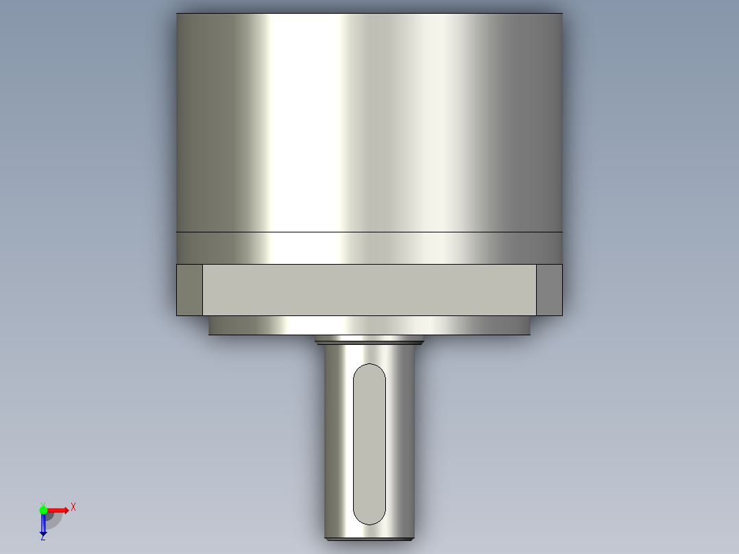 PF60(一级)精密行星减速机PF60-L1-5_PF60-10壹级箱体俯视图