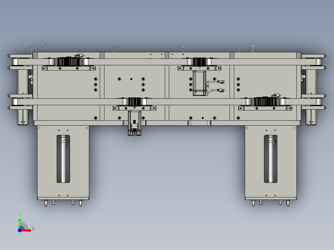 SAWH02-03200A0同步带搬运线前视图