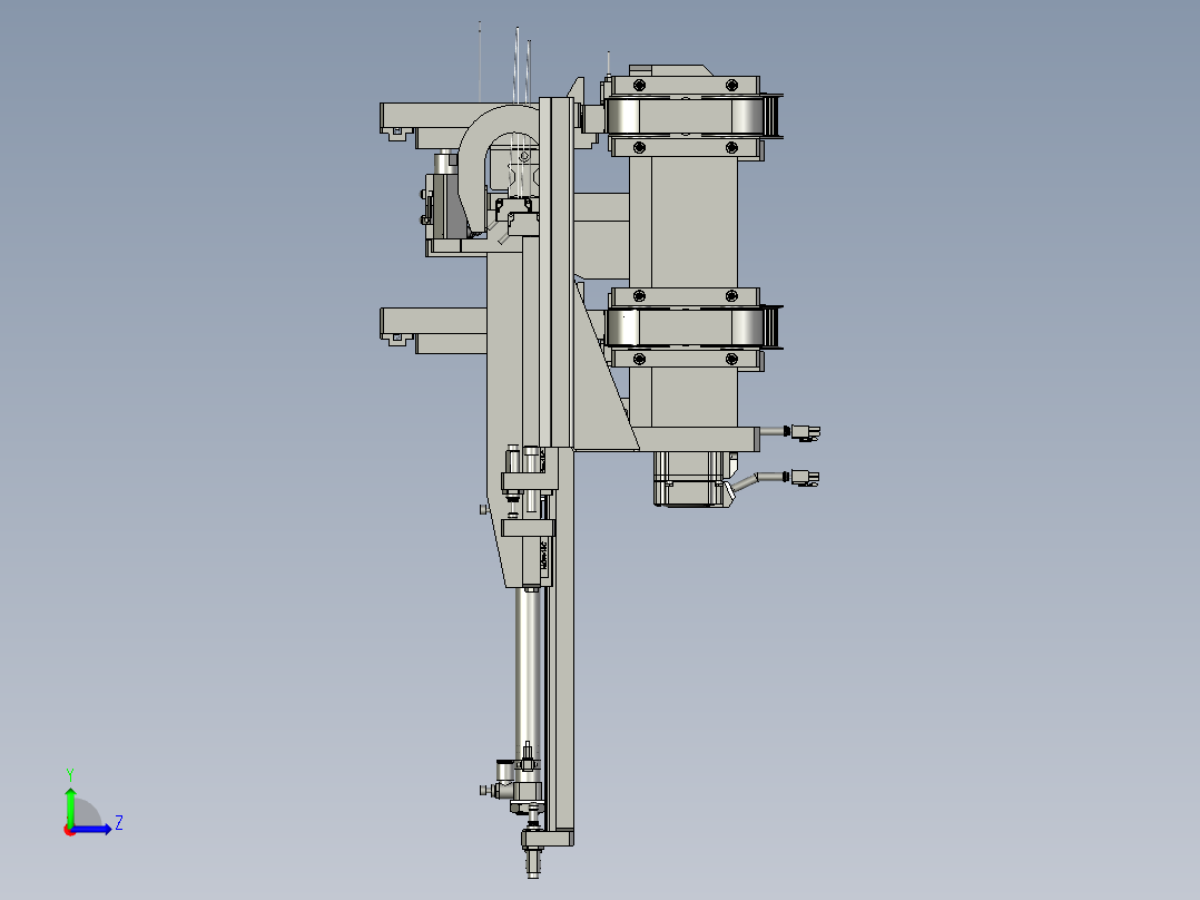 SAWH02-03200A0同步带搬运线左视图