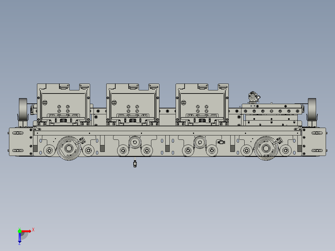 SAWH02-03200A0同步带搬运线俯视图