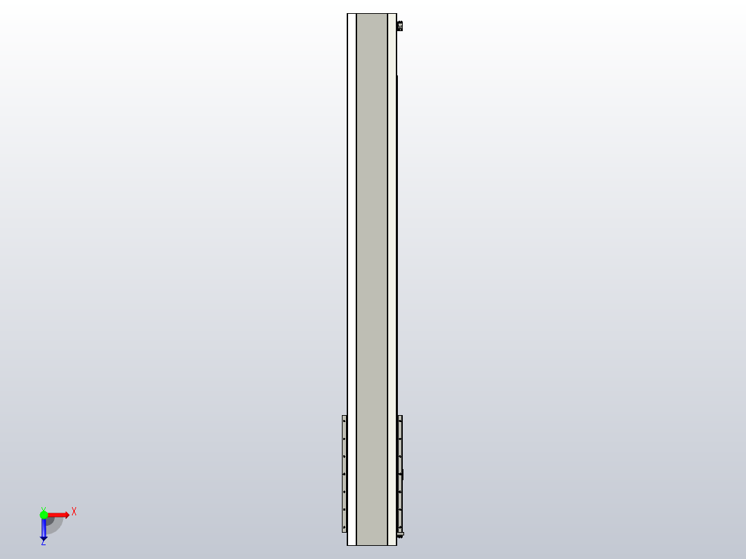 直驱直线电机轴TPA-LNP-140D-P13-L1080-C-1-3-C-10-N3(磁栅尺)俯视图