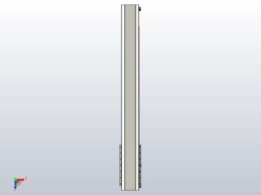 直驱直线电机轴TPA-LNP-140D-P13-L1080-C-1-3-C-10-N3(磁栅尺)俯视缩略图