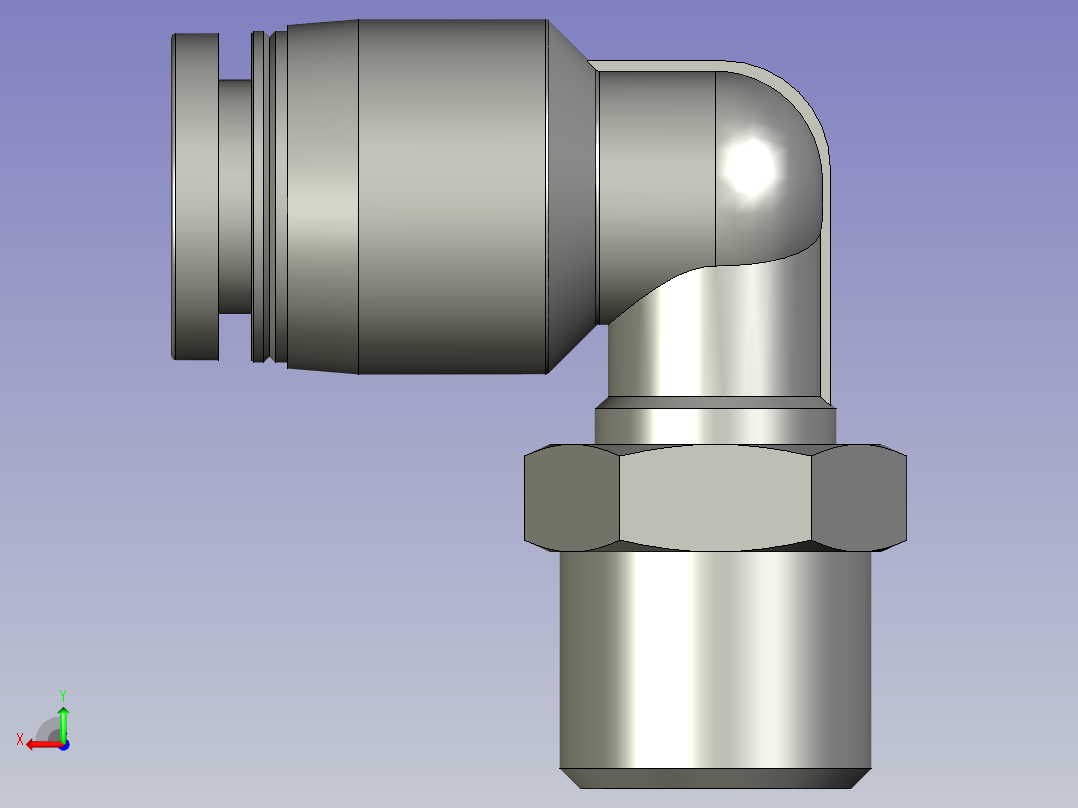 过滤器接头PL802后视图