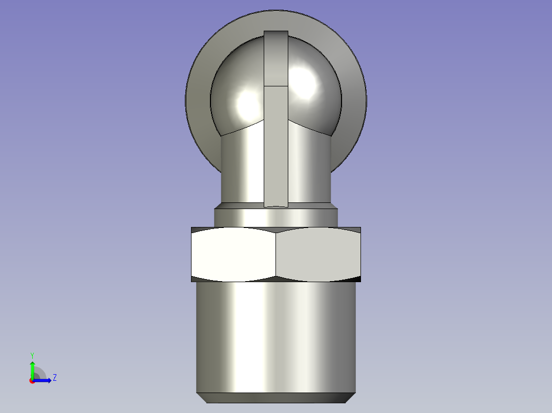 过滤器接头PL802左视图