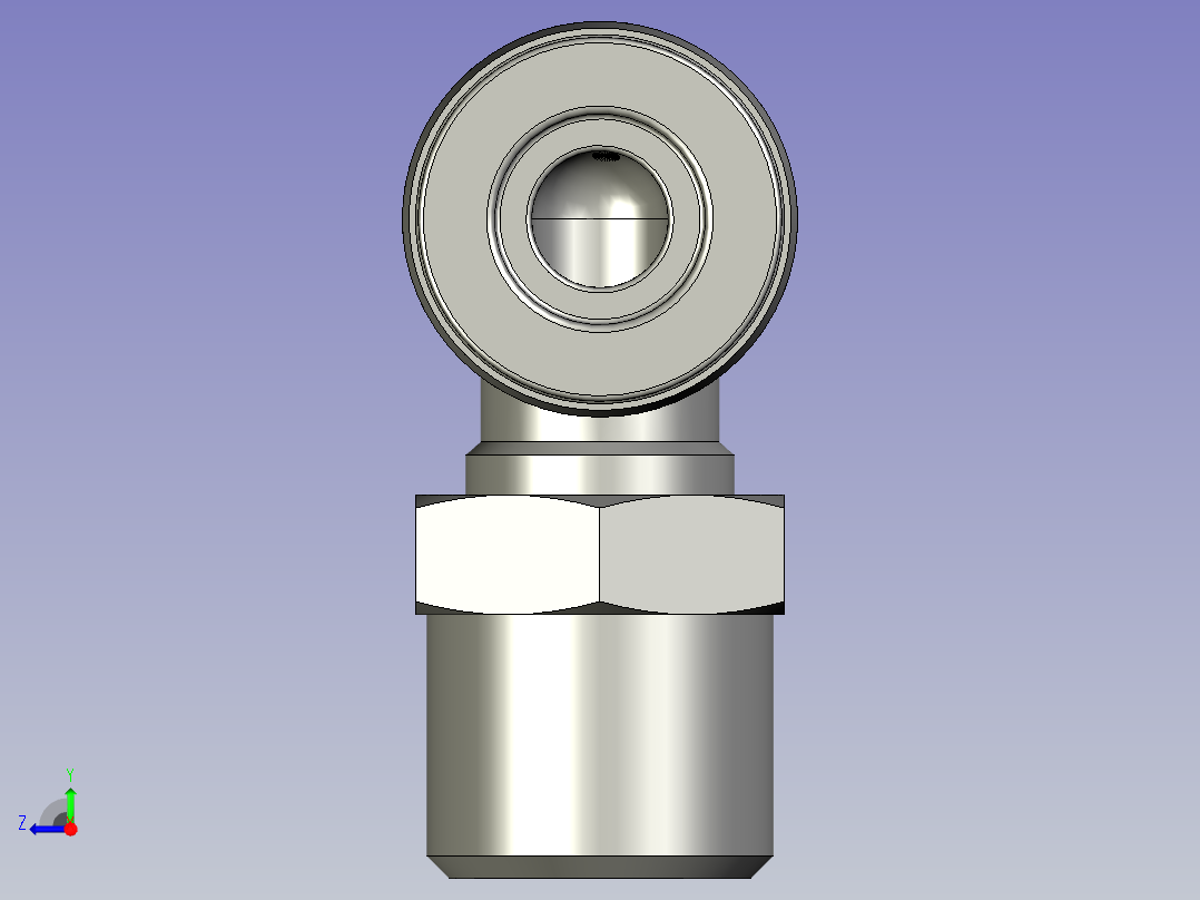 过滤器接头PL802右视图