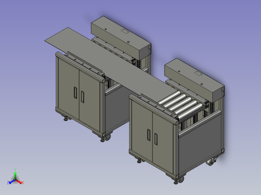 钢板板件传送平台