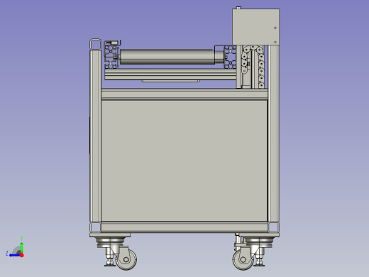 钢板板件传送平台右视缩略图