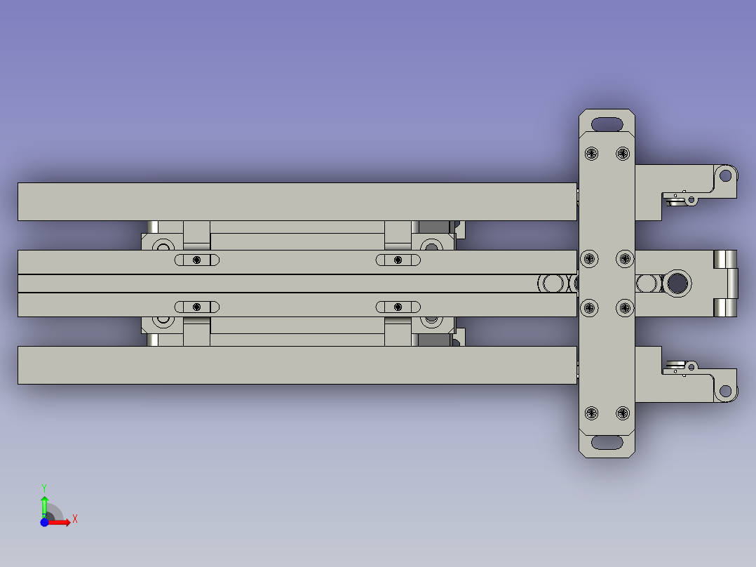 8帽盖分料固定组件前视图