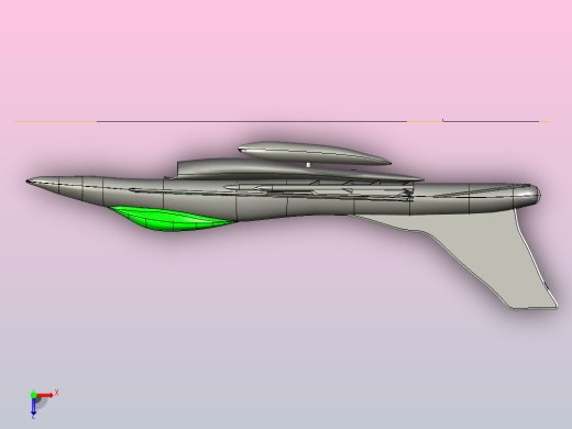 战斗机模型俯视缩略图