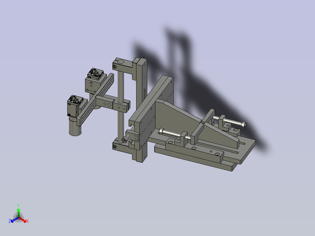 FJ-相机前后调整机构设计主视图