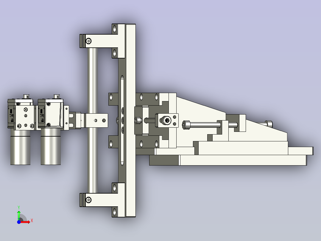 FJ-相机前后调整机构设计前视图