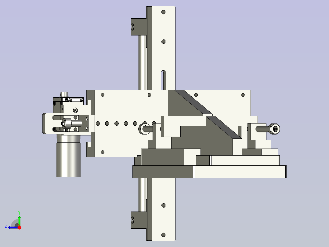FJ-相机前后调整机构设计右视图