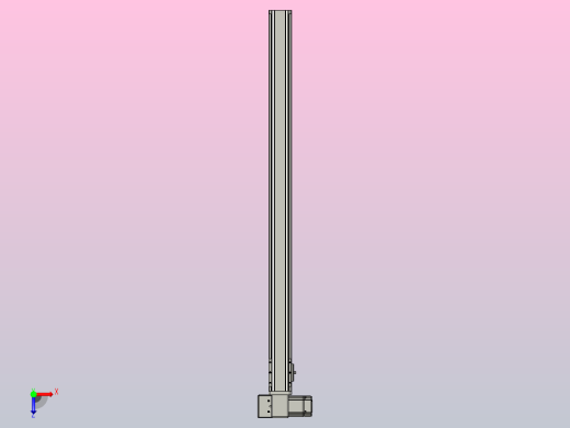 皮带直线轴半封闭可选导轨TPA-HNB-65S-90-L950-LP-C-P10-N3俯视缩略图