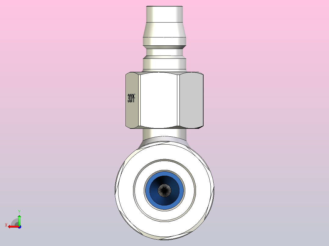 涡流管SM01后视图