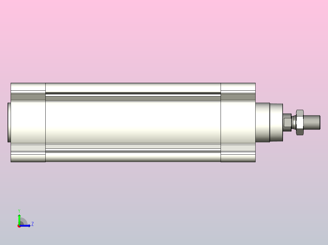 FESTO气缸DSBC-100-200-PPSA-N3---_0_左视图