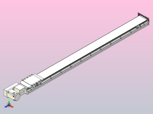 机器人皮带驱动直线轴TPA-GCB-150-P80-L1500-QL-M75-N3正等轴测缩略图