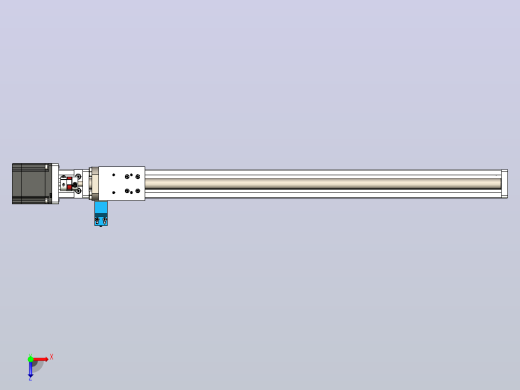 FSL40 直线模组[FSL40 E500 10C7-BC-B57]俯视缩略图