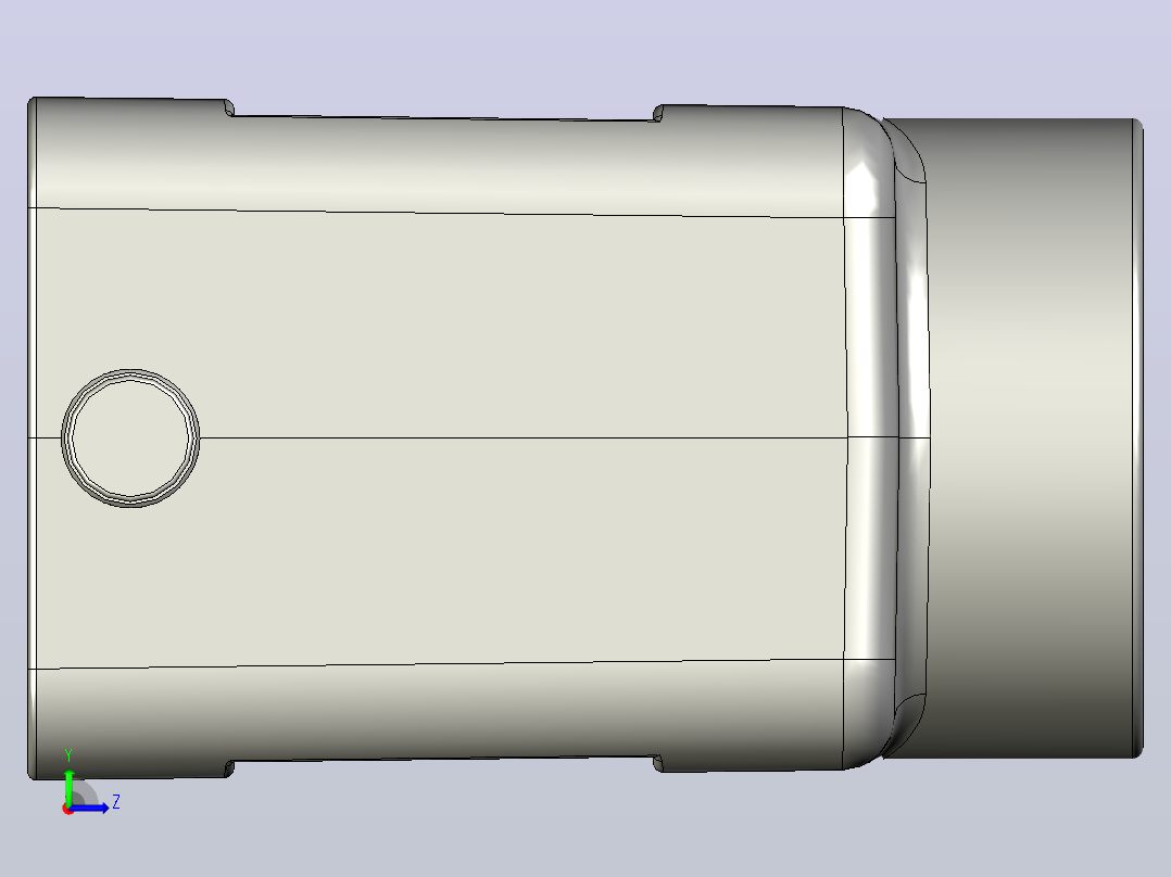 重载连接器ZKW34-24B-TE-2B-M32左视图