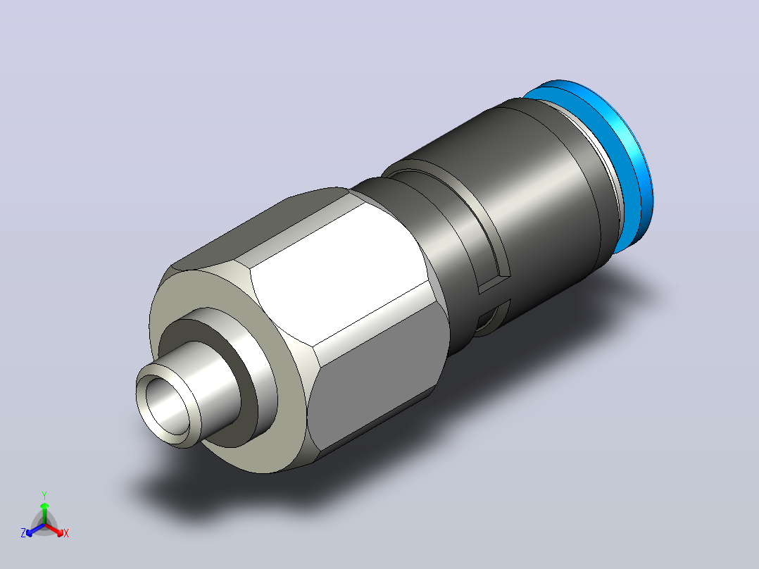 快插接头QSR-M5-4主视图