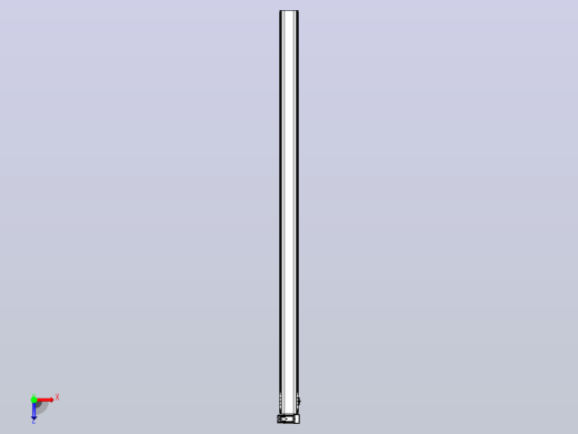 皮带直线轴半封闭可选导轨TPA-HNB-140D-120-L2700-RU-Y-P40-N3俯视缩略图