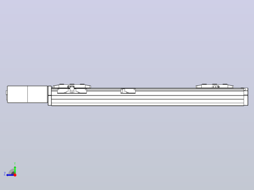 皮带直线轴双滑块型TPA-GCBS-80-P60-L175-QR-M20-N3右视缩略图