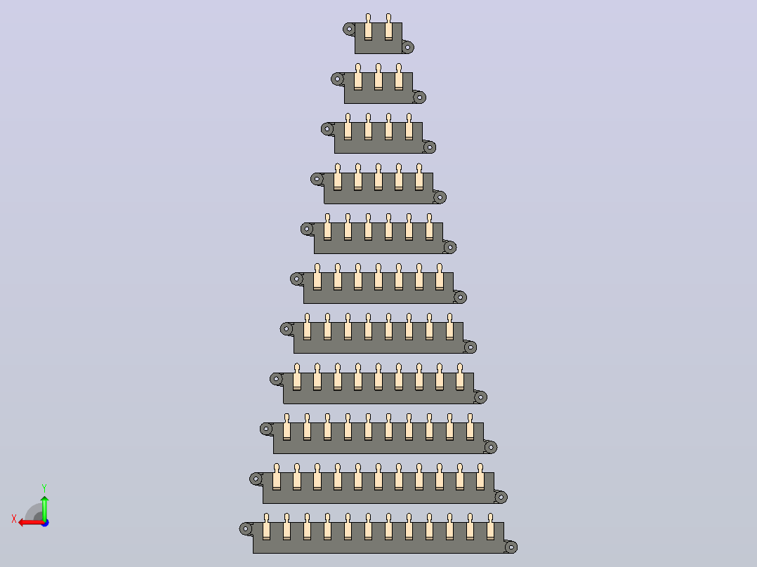 屏障接线板后视图