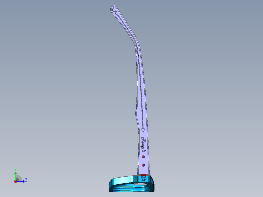 3D打印玻璃眼镜左视缩略图