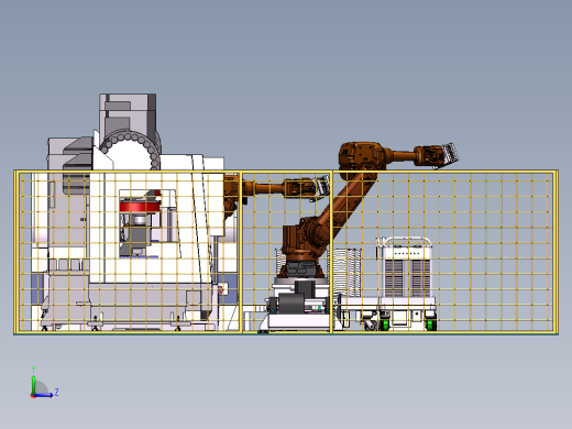 瓦形工件自动生产线sw19可编辑左视缩略图