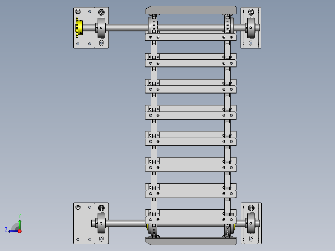 托盘升降机右视图