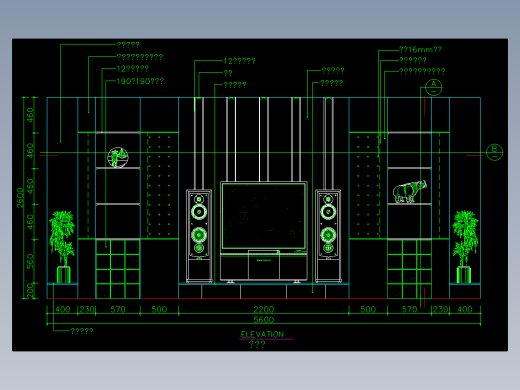 家装类CAD图块(四)-FH01031B