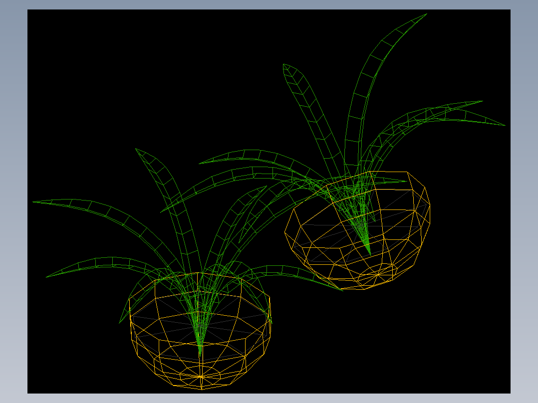 室内家具及植物三维模型四-HH020