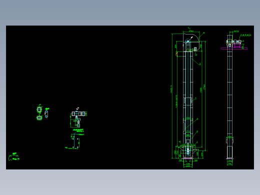 TZD500斗提机安装布置总图