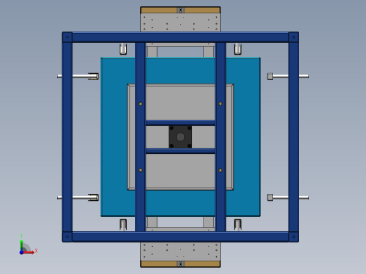 托盘库、托盘架、托盘整理架前视缩略图