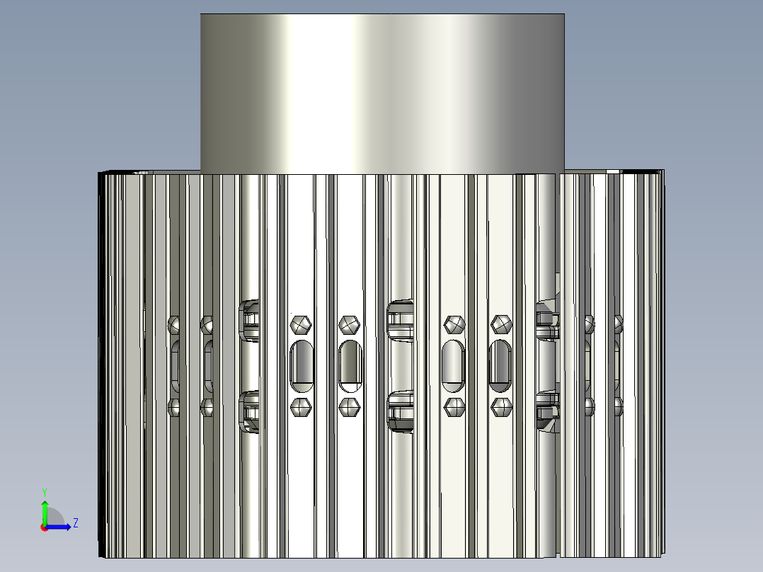 履带传动装置左视图