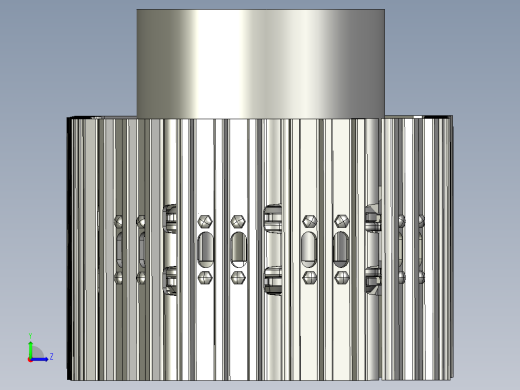 履带传动装置左视缩略图