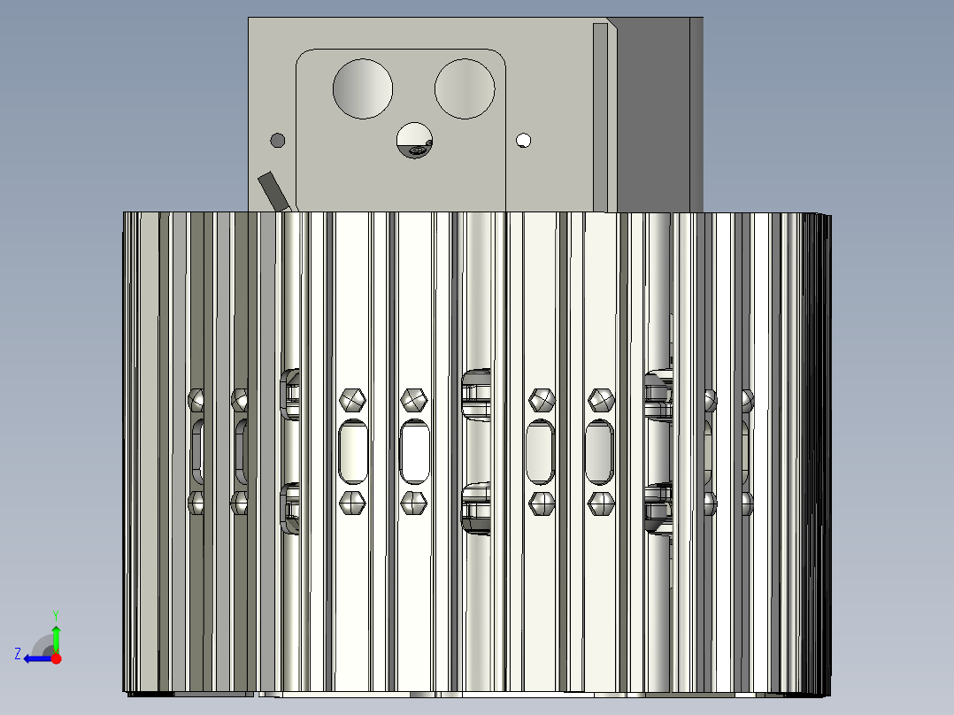 履带传动装置右视图