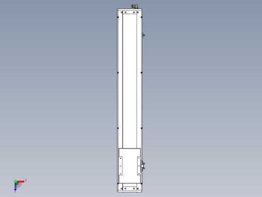 Toyo东佑达直线模组-ECH14-700-BM-400W+煞車俯视缩略图